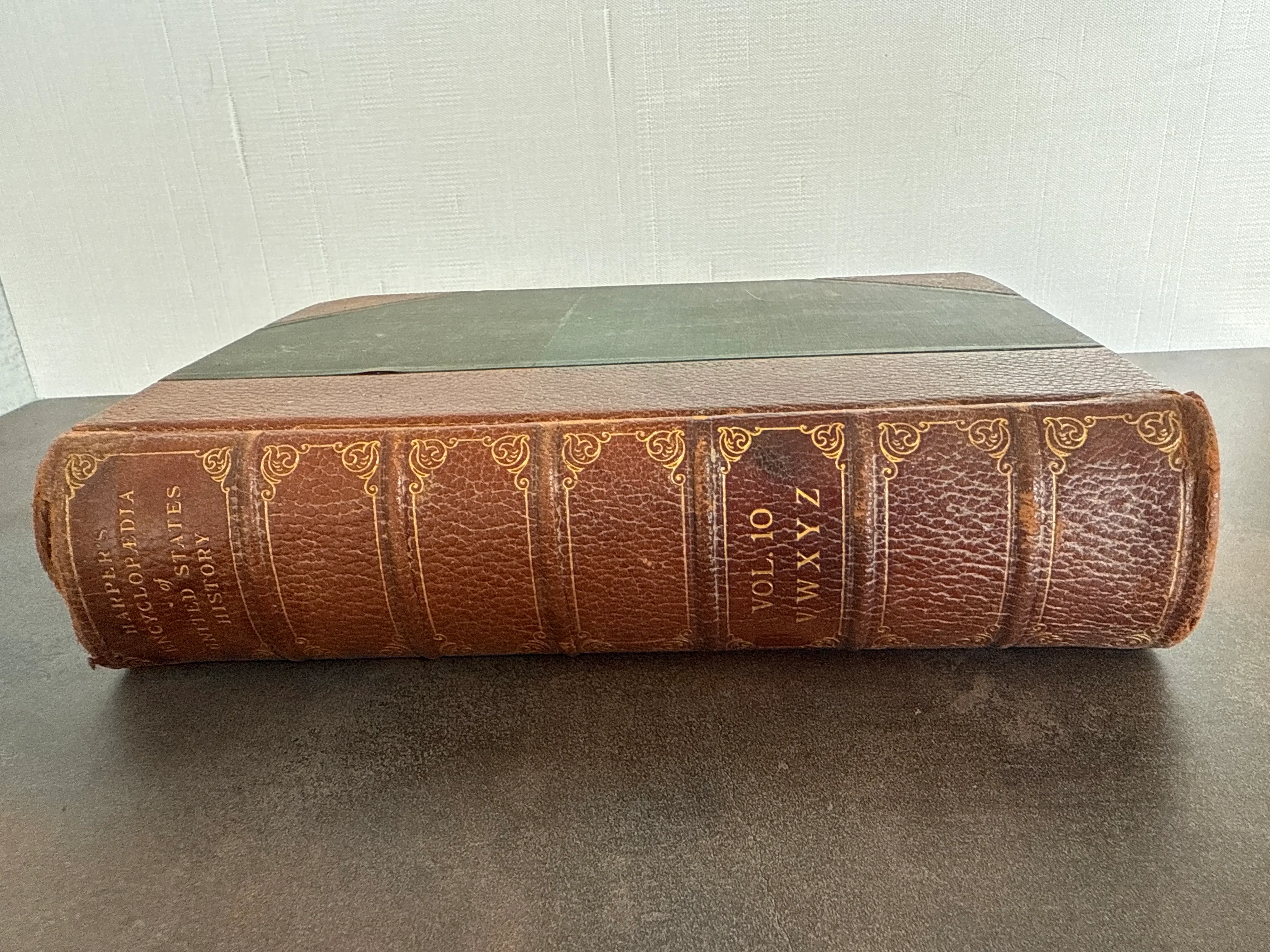 Antique 1902 Harper's Encyclopedia of U.S. History Volume